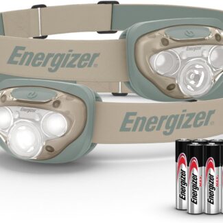 Energizer LED Headlamp PRO (2-Pack), IPX4 Water Resistant Headlamps, High-Performance Head Light for Outdoors, Camping, Running, Storm, Survival LED Light for Emergencies (Batteries Included)